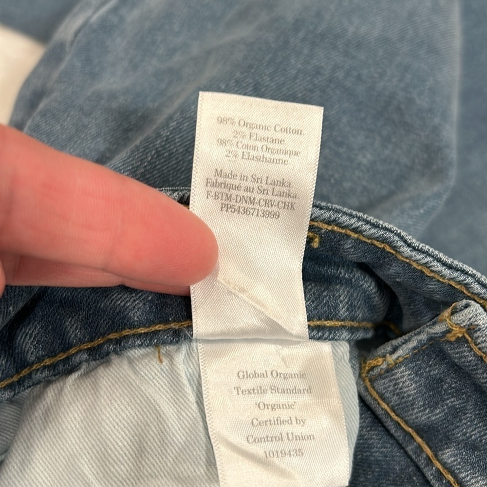 Everlane The Curvy‎ Cheeky Straight Leg Jean 32 Crop NWT - Picture 13 of 17